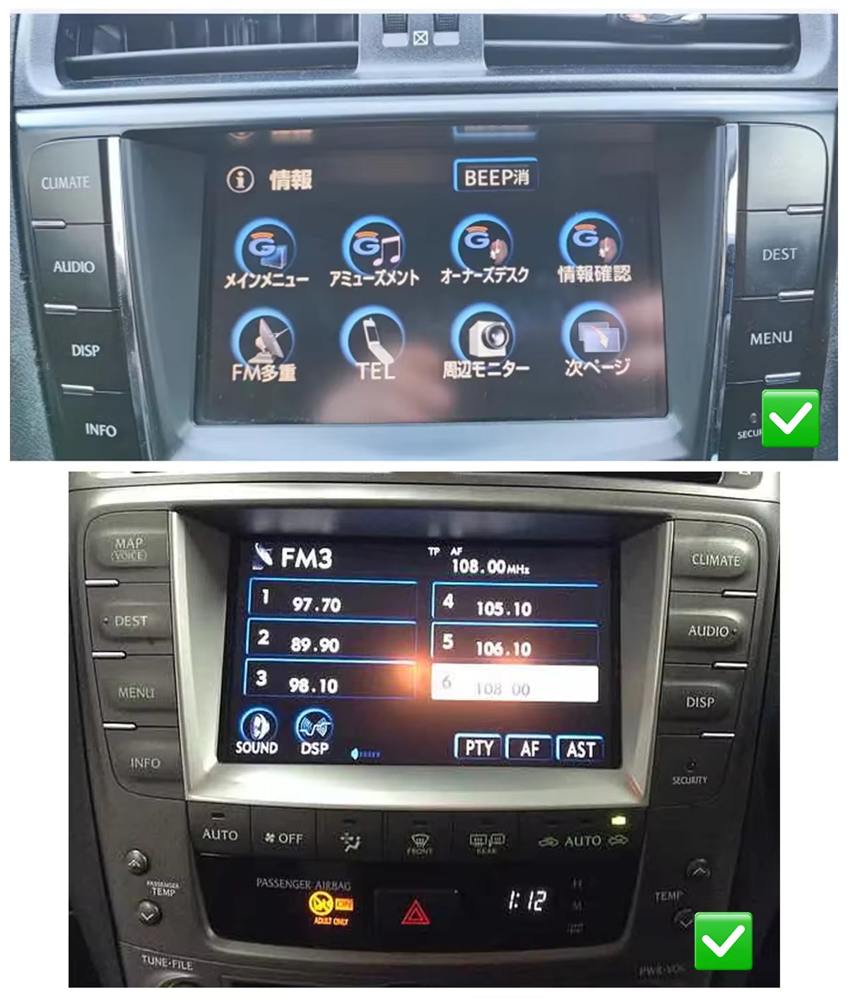 CarPlay/Android Auto Linux System For Lexus IS/ISF, Lexus GS, Lexus LS, Lexus GX, Lexus ES OEM Screen LVDS Decoder Interface Box Multimedia Android Auto Wireless | FREE SHIPPING