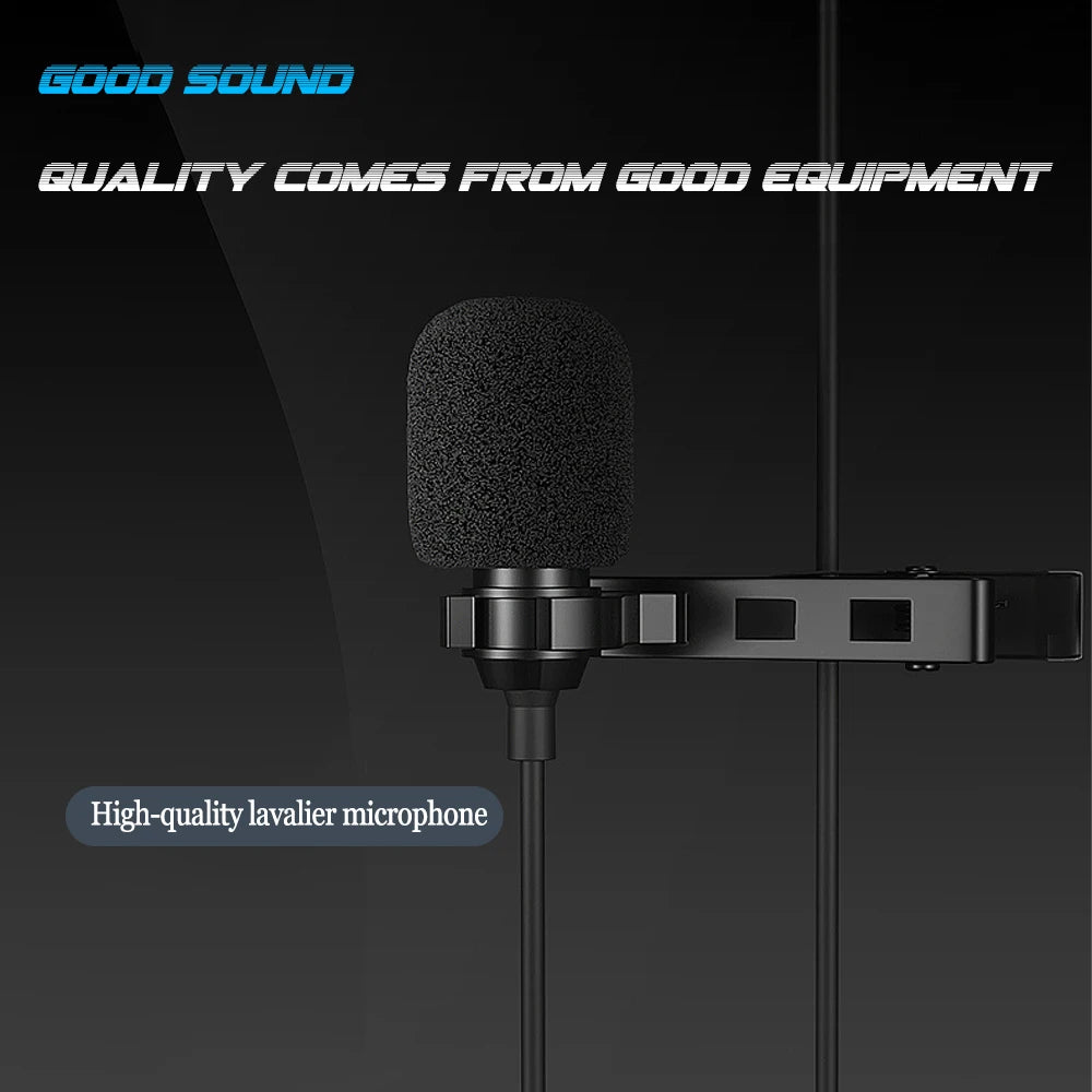 Universal portable 3.5M Hands-free Microphone 145cm For Car Radio Multimedia Player Phone Lavalier Mic - DriveConnect ULTRA
