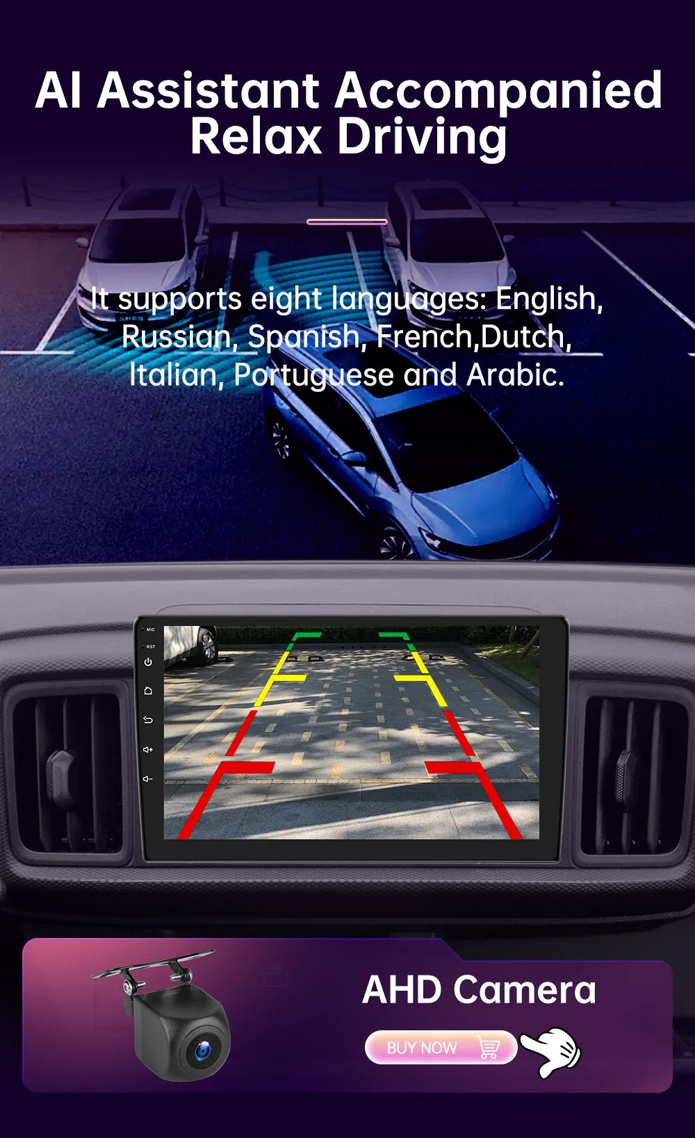 9" Android CarPlay Screen For Honda CR-V 2006-2011 Wireless CarPlay Auto Supports 360° CAMERA - DriveConnect ULTRA