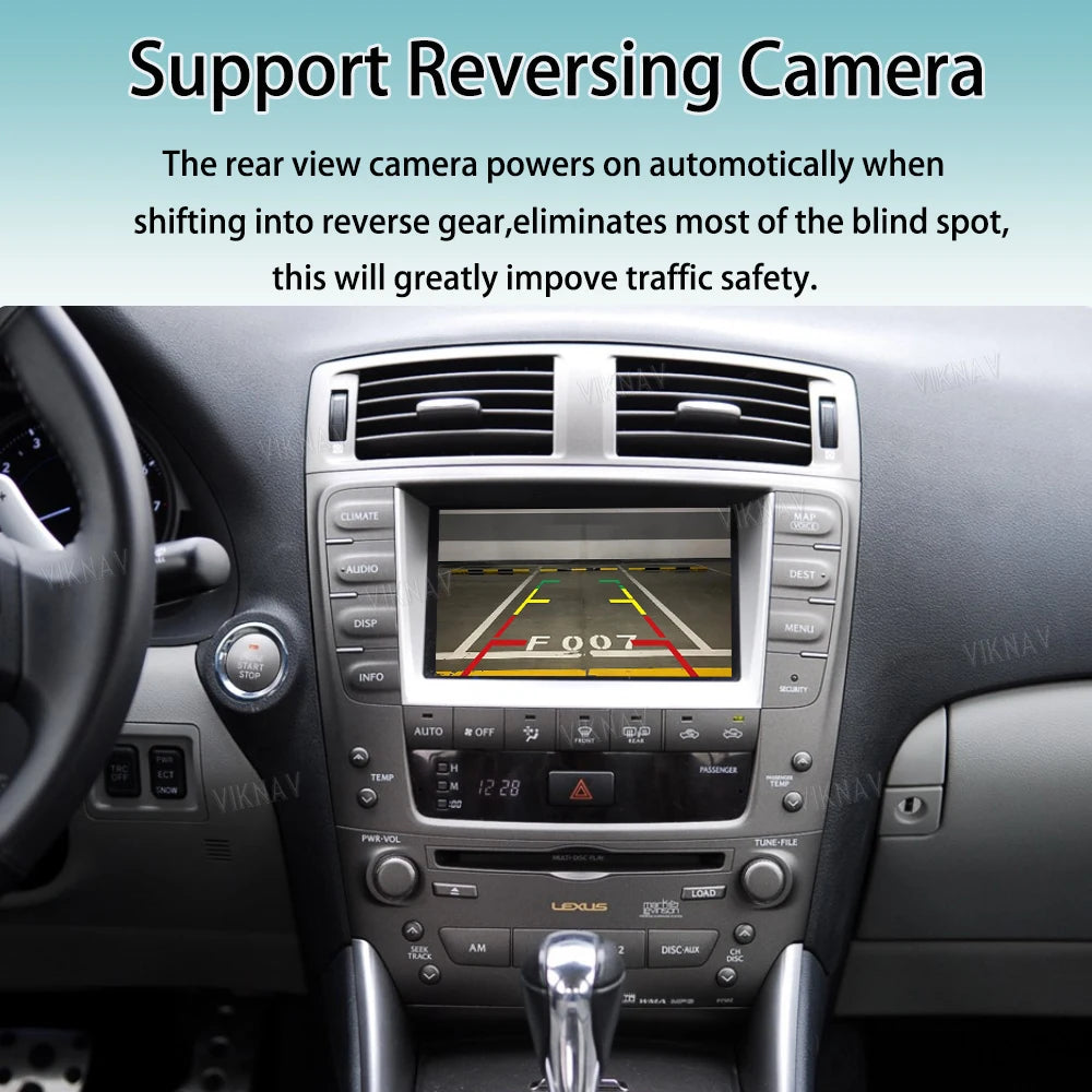 Android Auto Wireless Apple Carplay Linux System For Lexus IS / ISF 2006 -2012 OEM Screen LVDS Decoder Interface Box Multimedia - DriveConnect ULTRA - Viknav