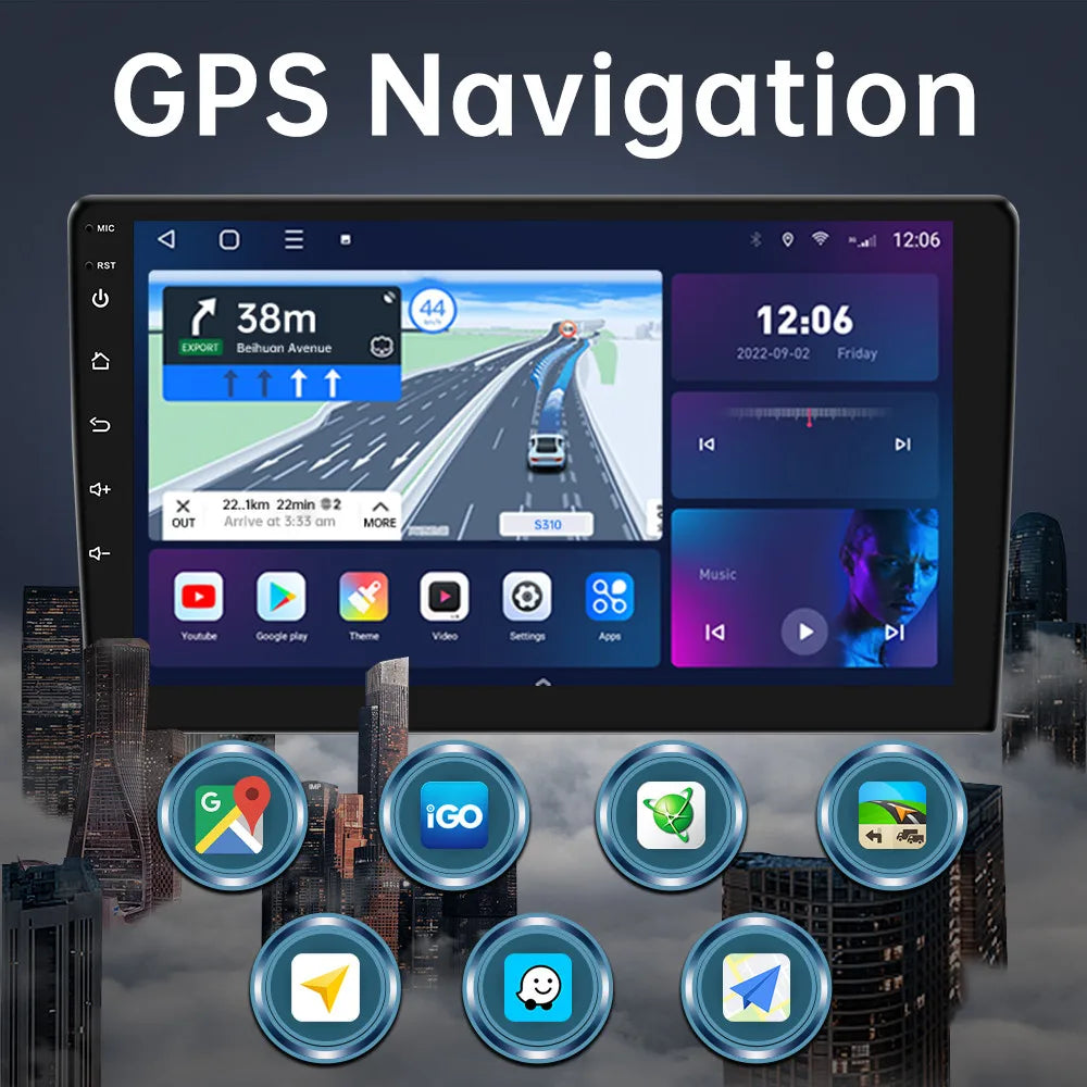 9" Android CarPlay Screen For Honda CR-V 2006-2011 Wireless CarPlay Auto Supports 360° CAMERA - DriveConnect ULTRA