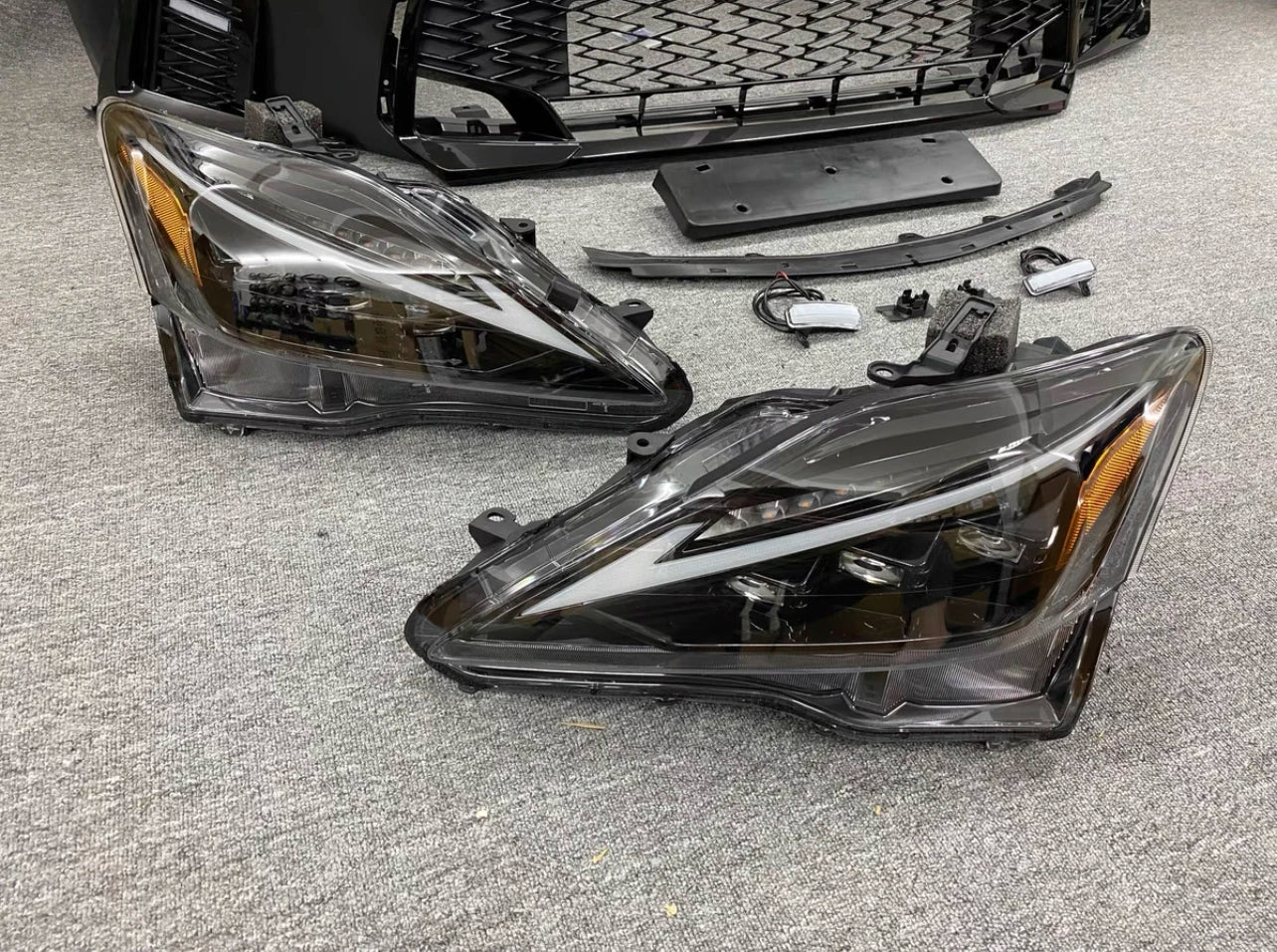 2IS to 4IS - 2024 Facelift LED Headlight Assembly For LEXUS IS250 IS350 2006-2012 LED