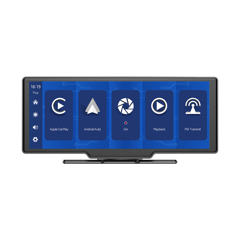 Écran Carplay sans fil de 10,26 pouces et Android Auto, options de caméra 1080P, écran HD IPS, réglable, détachable, Bluetooth, MirrorCast, autoradio, radio, émetteur FM