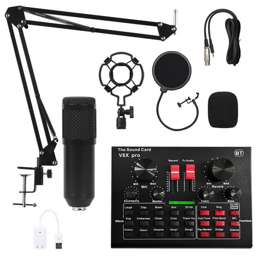 Microphone Recording Condenser Microphone Set Complete Starter Pack For Creators - Mighty Tech