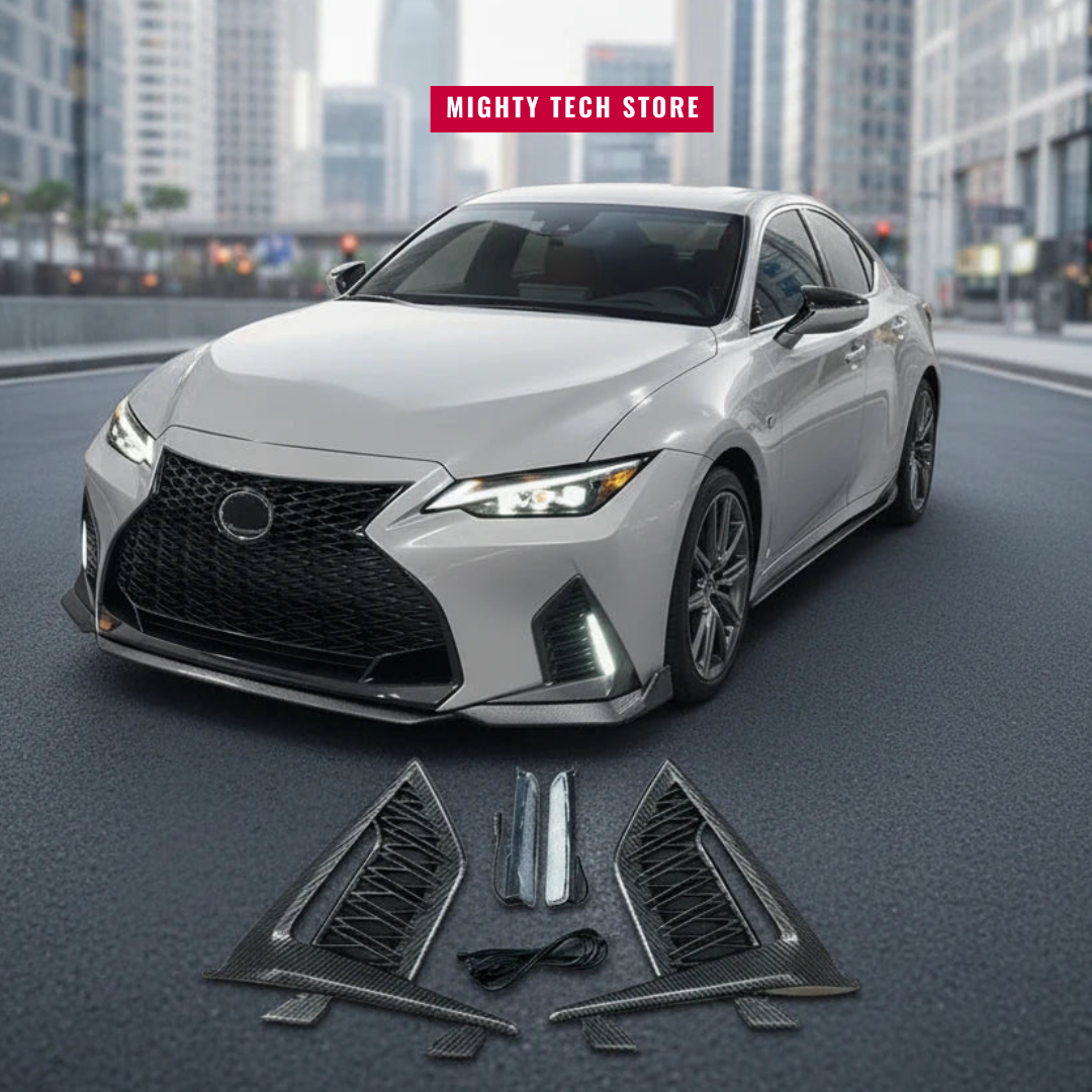 LED Vertical Fog Light For Front Bumper 2021-2025 LEXUS IS350 IS500 - DriveConnect ULTRA