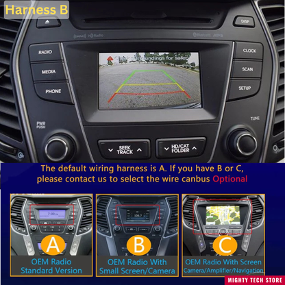 8” Intelligent CarPlay Android 13 OS For Hyundai Santa Fe 2013-2018 Supports 360° Camera
