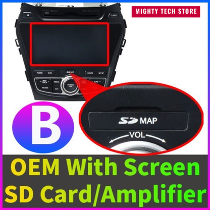 8” Intelligent CarPlay Android 13 OS For Hyundai Santa Fe 2013-2018 Supports 360° Camera