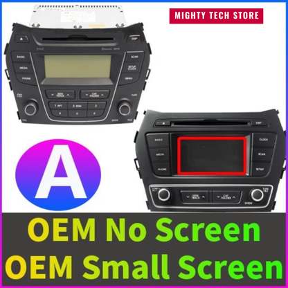 8” Intelligent CarPlay Android 13 OS For Hyundai Santa Fe 2013-2018 Supports 360° Camera