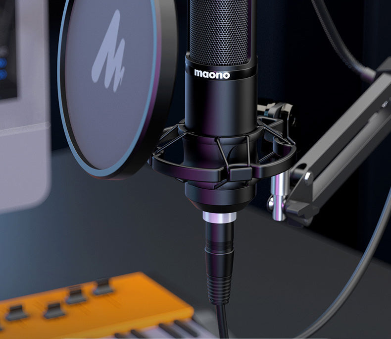 Ensemble de microphones d'ancrage pour podcast série Maono Shunk PM320, connecteur XLR - MIGHTYTECH