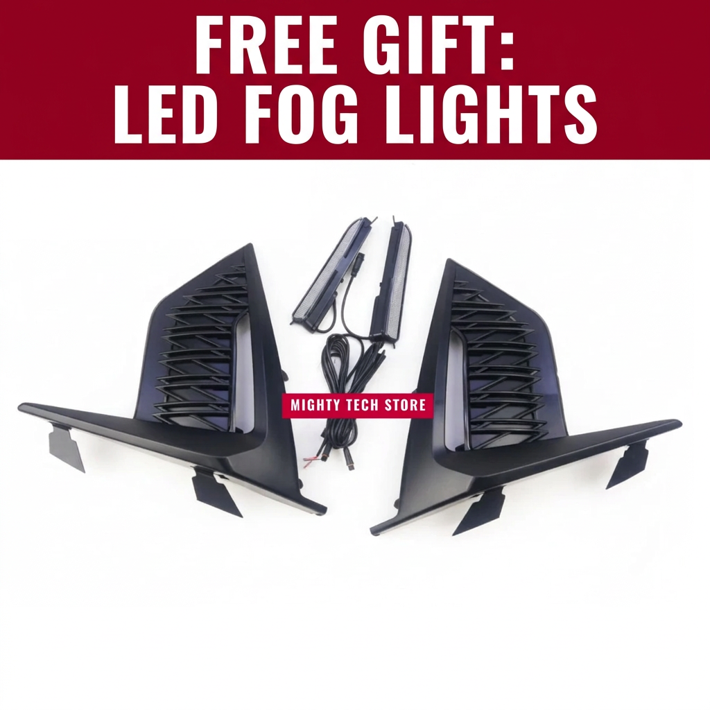 Lexus 2IS to 4IS Front Bumper Kit Upgrade Facelift to 2024 - for 2006-2012 Lexus IS250 IS300 ISF + Fog Lights + Emblem | FREE SHIPPING