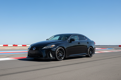 Lexus 2IS to 4IS COMPLETE CONVERSION BODY KIT - 2024 IS500 Style, includes front bumper, LED headlights, ducktail spoiler, rear diffuser (w/ LED), roof spoiler, rear sequential taillights