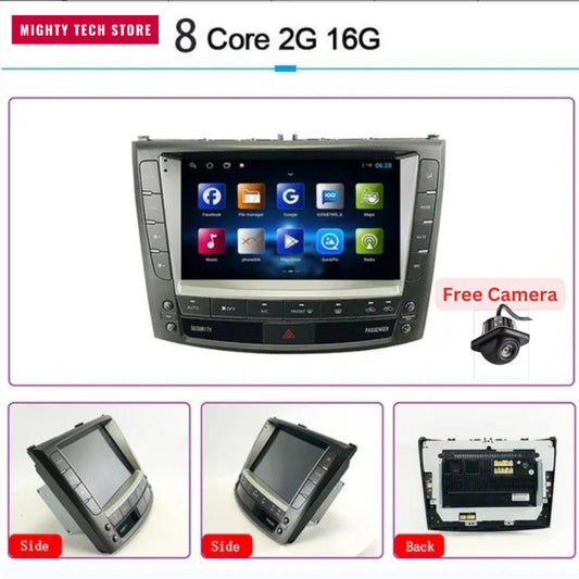 9" Android Intelligent System Apple Carplay / Android Auto Car Video Player Central Multimedia Stereo Screen For LEXUS IS250 IS350 With Free Camera + FREE SHIPPING