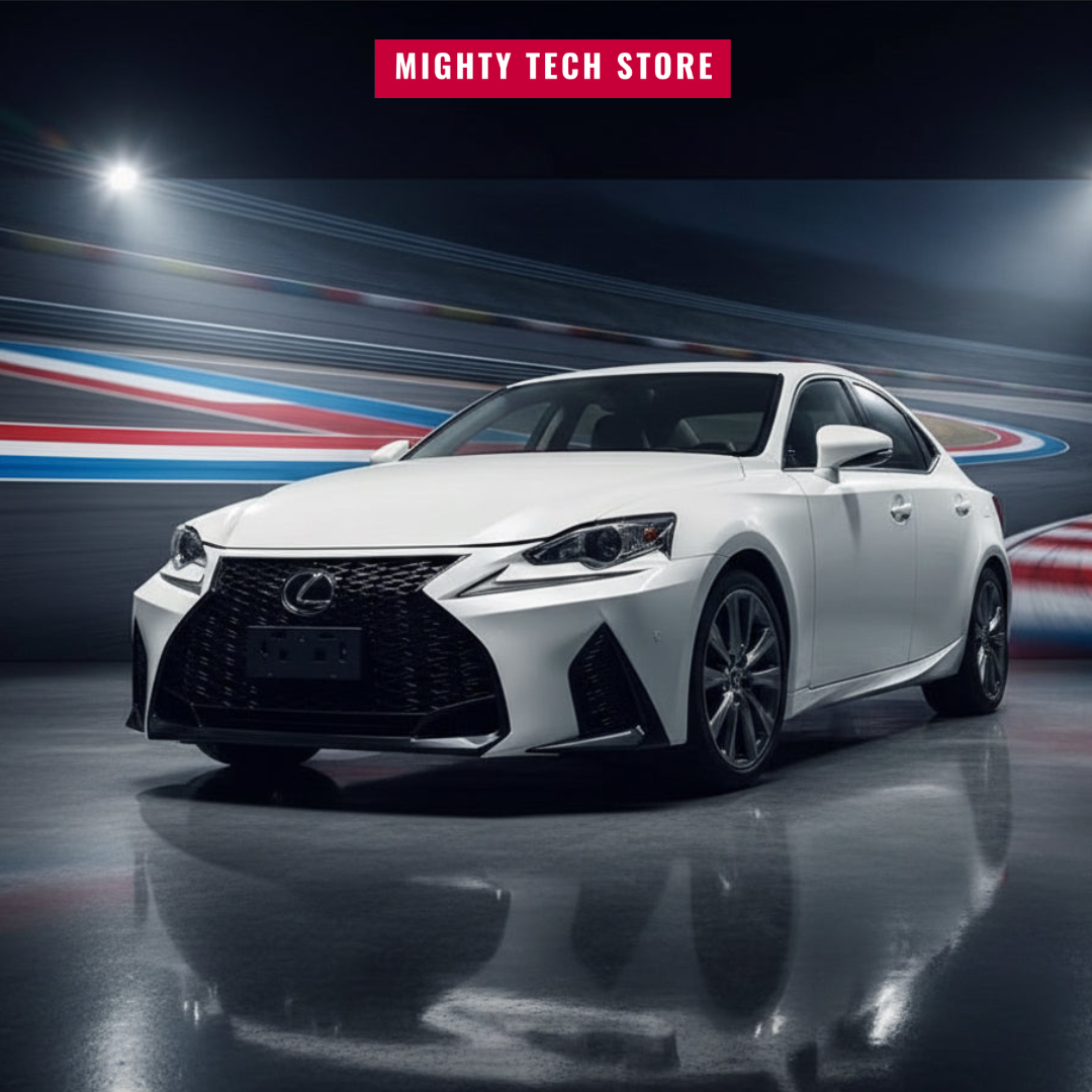 Lexus 3IS to 4IS Front Bumper Kit Upgrade Facelift to 2024 - for 2013-2016 Lexus IS250 IS300 IS350 + Emblem