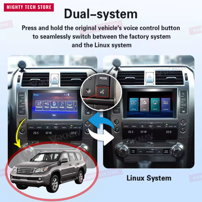 Apple CarPlay For Lexus IS/ISF, Lexus GS, Lexus LS, Lexus GX Linux System OEM Screen LVDS Decoder Interface Box Multimedia Android Auto Wireless - DriveConnect ULTRA