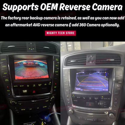 Apple CarPlay For Lexus IS/ISF, Lexus GS, Lexus LS, Lexus GX Linux System OEM Screen LVDS Decoder Interface Box Multimedia Android Auto Wireless - DriveConnect ULTRA