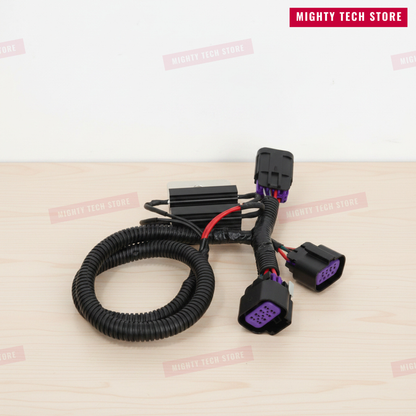 C6 Corvette LED Taillight Anti Hyper Flash Harness | OEM-Style Plug & Play Resistor Kit - Installation instructions provided