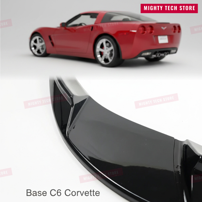 Z06/ZR1 Style Front Splitter Lip for 2006-2013 Chevrolet Corvette C6 – Gloss Black 3-Piece Easy Install Kit | Free Shipping
