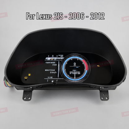 12.3" Digital Cluster for Lexus IS250 IS350 ISF 2006-2012 | Linux LCD Customizable Dashboard Speedometer Display Upgrade