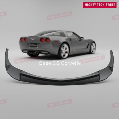 Z06/ZR1 Style Front Splitter Lip for 2006-2013 Chevrolet Corvette C6 – Gloss Black 3-Piece Easy Install Kit | Free Shipping