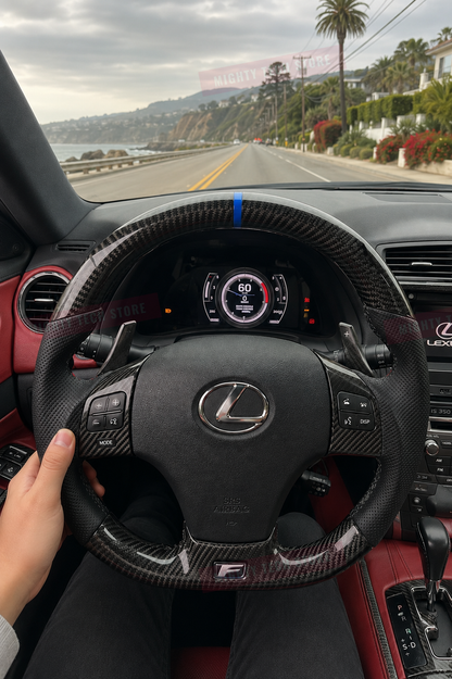 12.3" Digital Cluster for Lexus IS250 IS350 ISF 2006-2012 | Linux LCD Customizable Dashboard Speedometer Display Upgrade