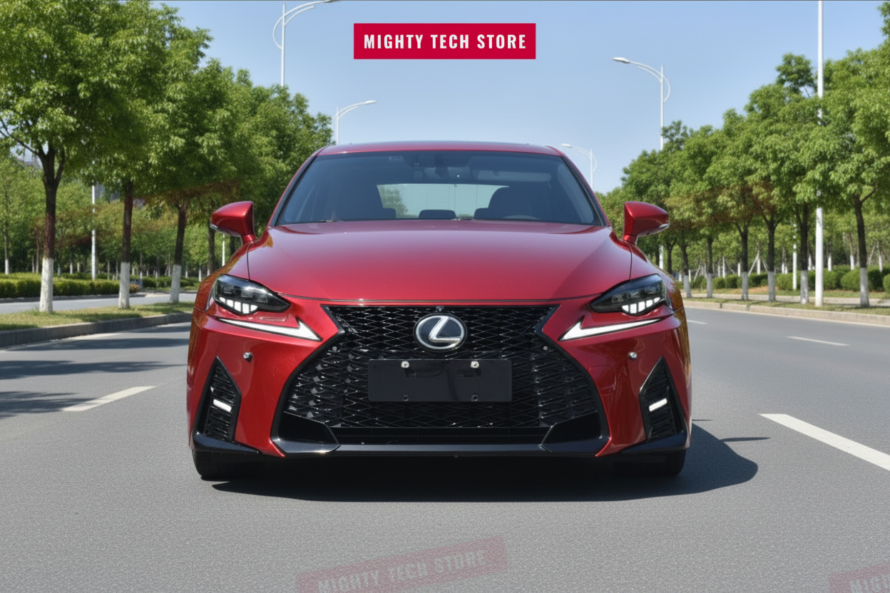 Lexus 3IS to 4IS Front Bumper Kit Upgrade Facelift to 2024 - for 2013-2016 Lexus IS250 IS300 IS350 + Emblem + LED Fog lights | FREE SHIPPING