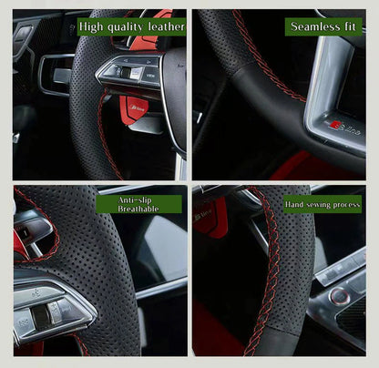 DIY Car Accessory Car Steering Wheel Cover For Honda CRV CR-V 2007 2008 2009 2010 2011 Customized Original Steering Wheel Braid