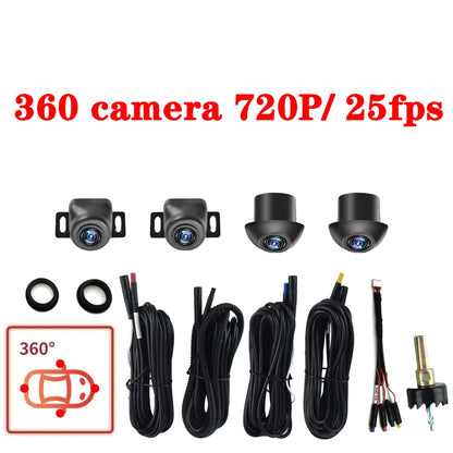 Car 360 Camera AHD1080P 720P rear view HD reverse monitoring waterproof camera for Aftermarket Android Screen - DriveConnect ULTRA