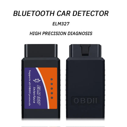 ELM327 OBD2 Bluetooth Car Diagnostic Instrument Auto Fault Scanner Tool [Universal]