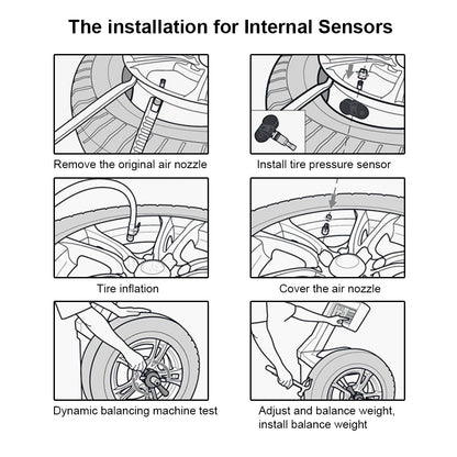 Wireless TPMS Receiver For Android Player Car Tire Pressure Monitoring System Auto Tyre Diagnose Kit Interior External Sensors