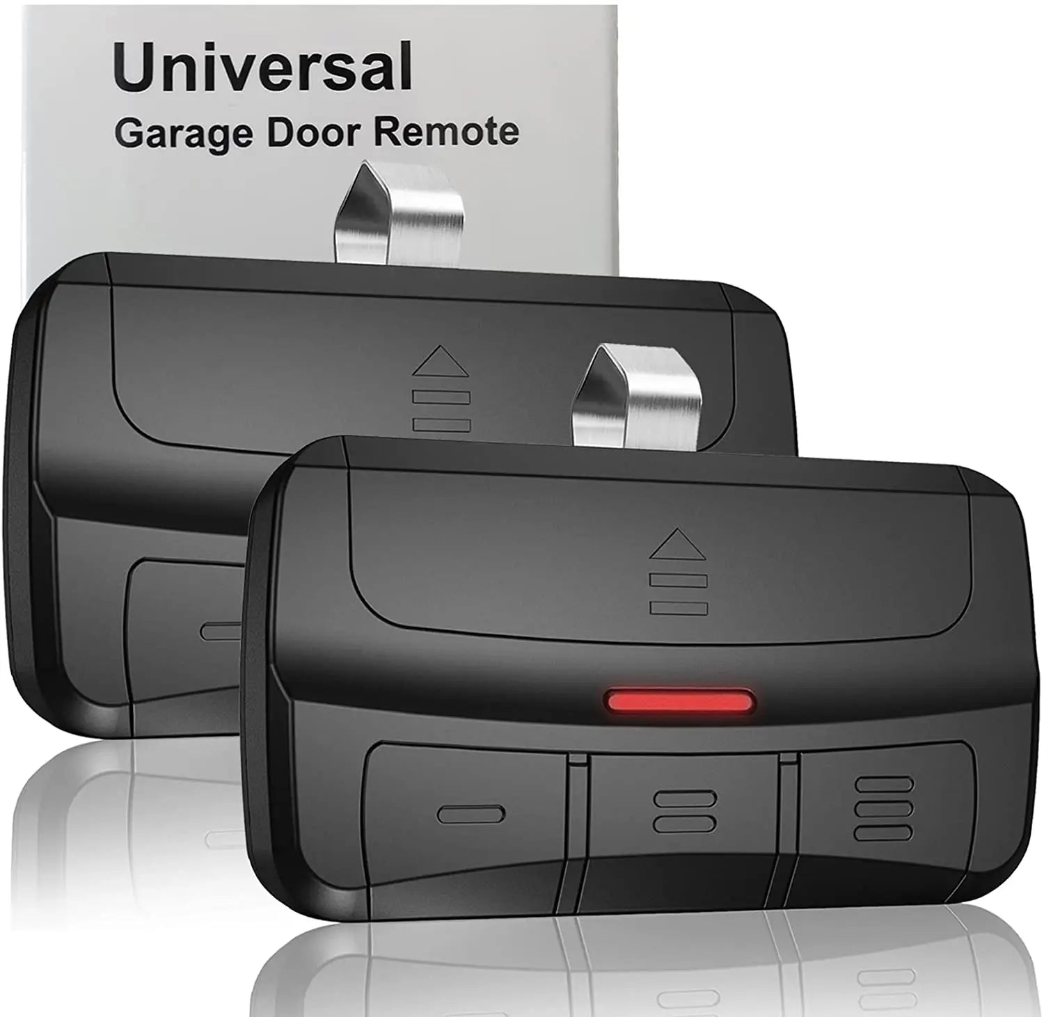 Universal Garage Door Control 3 in 1 multifrequency Remote With Clip 2 ...