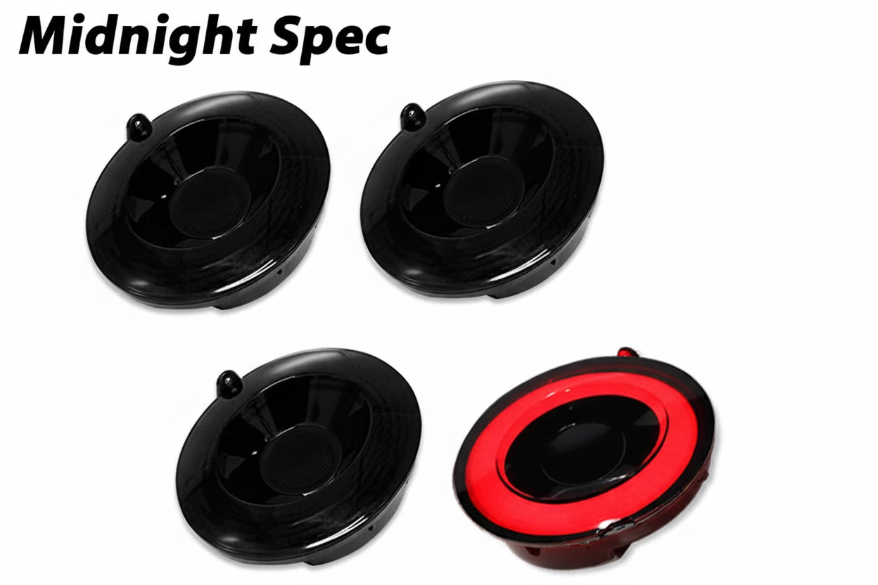 4PCS LED Halo Tail Lights for Chevy Corvette C6 (2005–2013) | Sequential Turn Signal DRL + Hyper Flash Bypass Harness Included | Fits Base, Z06, ZR1 & Grand Sport