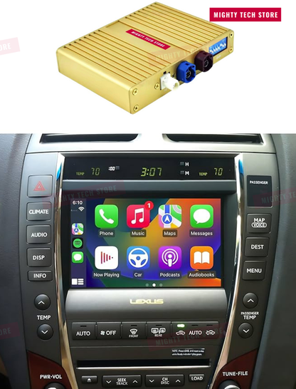 CarPlay/Android Auto Linux System For Lexus IS/ISF, Lexus GS, Lexus LS, Lexus GX, Lexus ES OEM Screen LVDS Decoder Interface Box Multimedia Android Auto Wireless - DriveConnect ULTRA