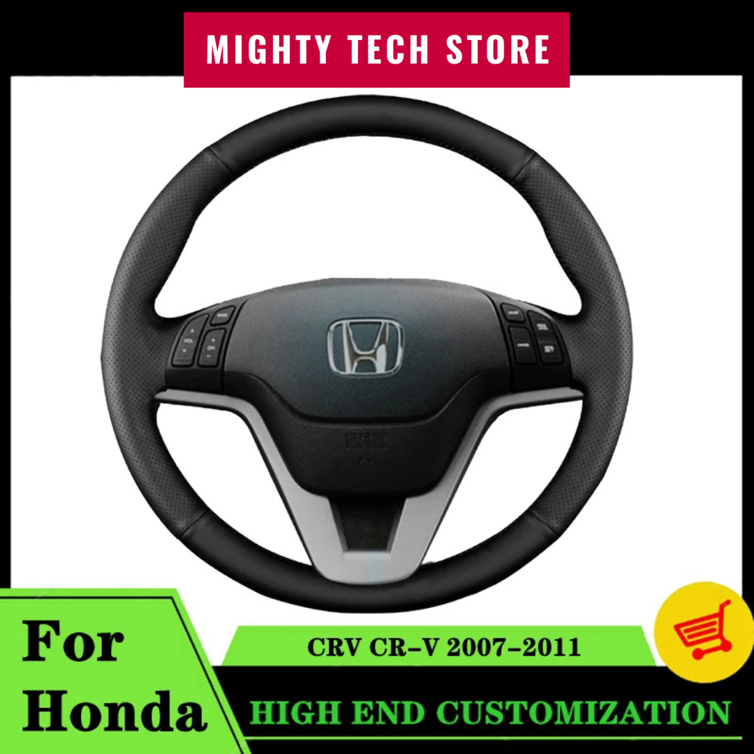 DIY Car Accessory Car Steering Wheel Cover For Honda CRV CR-V 2007 2008 2009 2010 2011 Customized Original Steering Wheel Braid