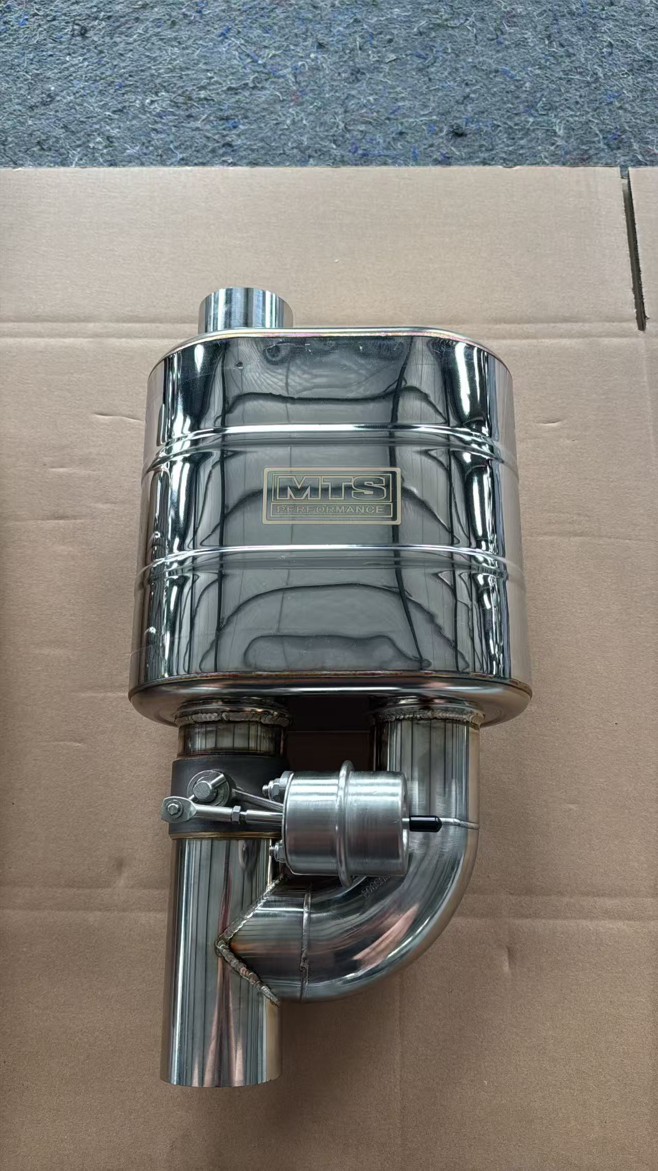 MTS Performance Valved Muffler Exhaust Kit Vacuum Valve Cutout With Remote Control - Universal Vehicle Fitment | FREE SHIPPING
