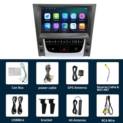 9" Android Intelligent System Apple Carplay Car Video Player Central Multimedia Stereo Screen For LEXUS GS300 GS350 GS400 GS400 GS430 Supports 2005 to 2011 With Free Camera - DriveConnect Ultra